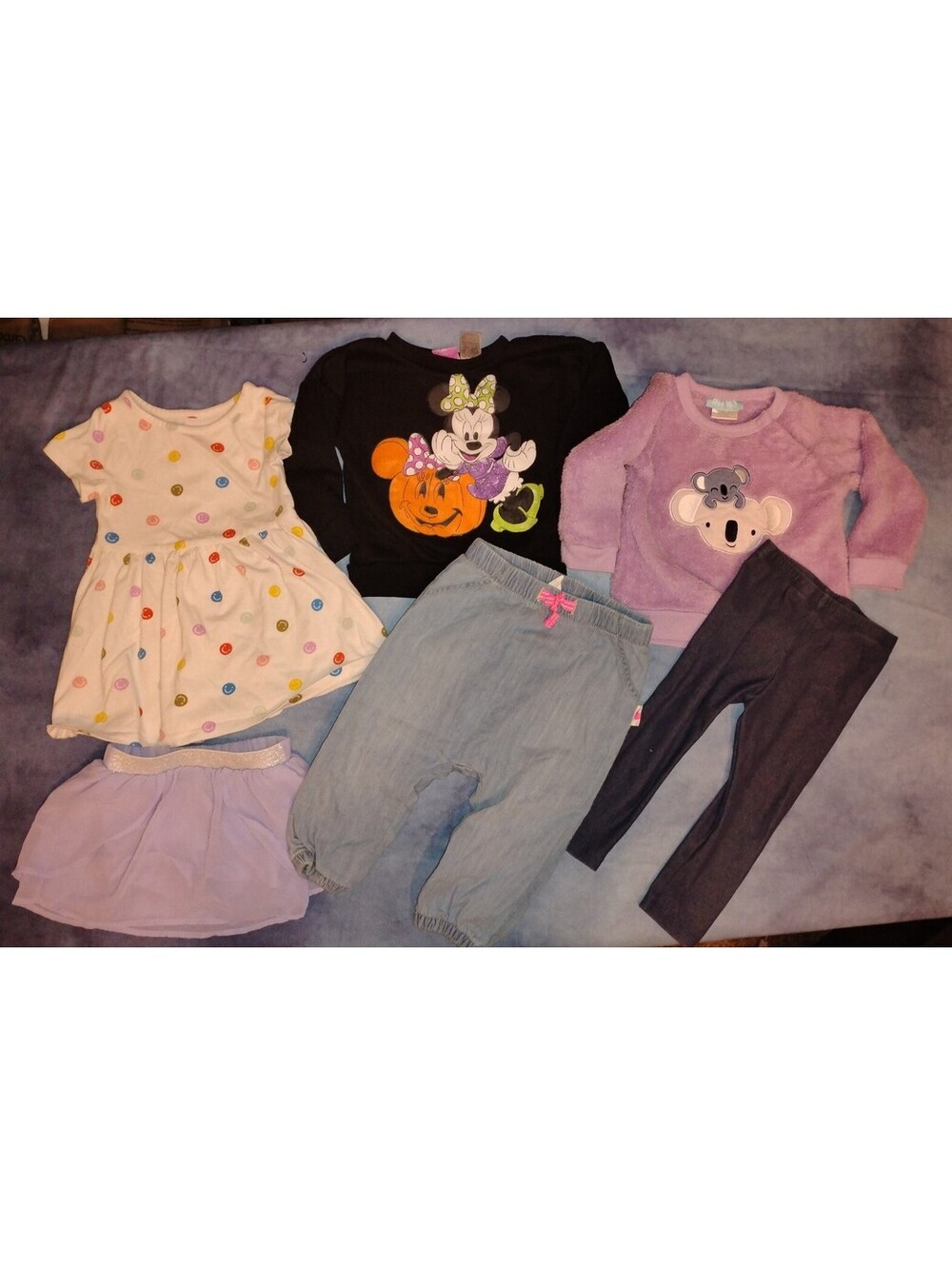 Girls 18-24 month clothing bundle including Halloween crew neck
